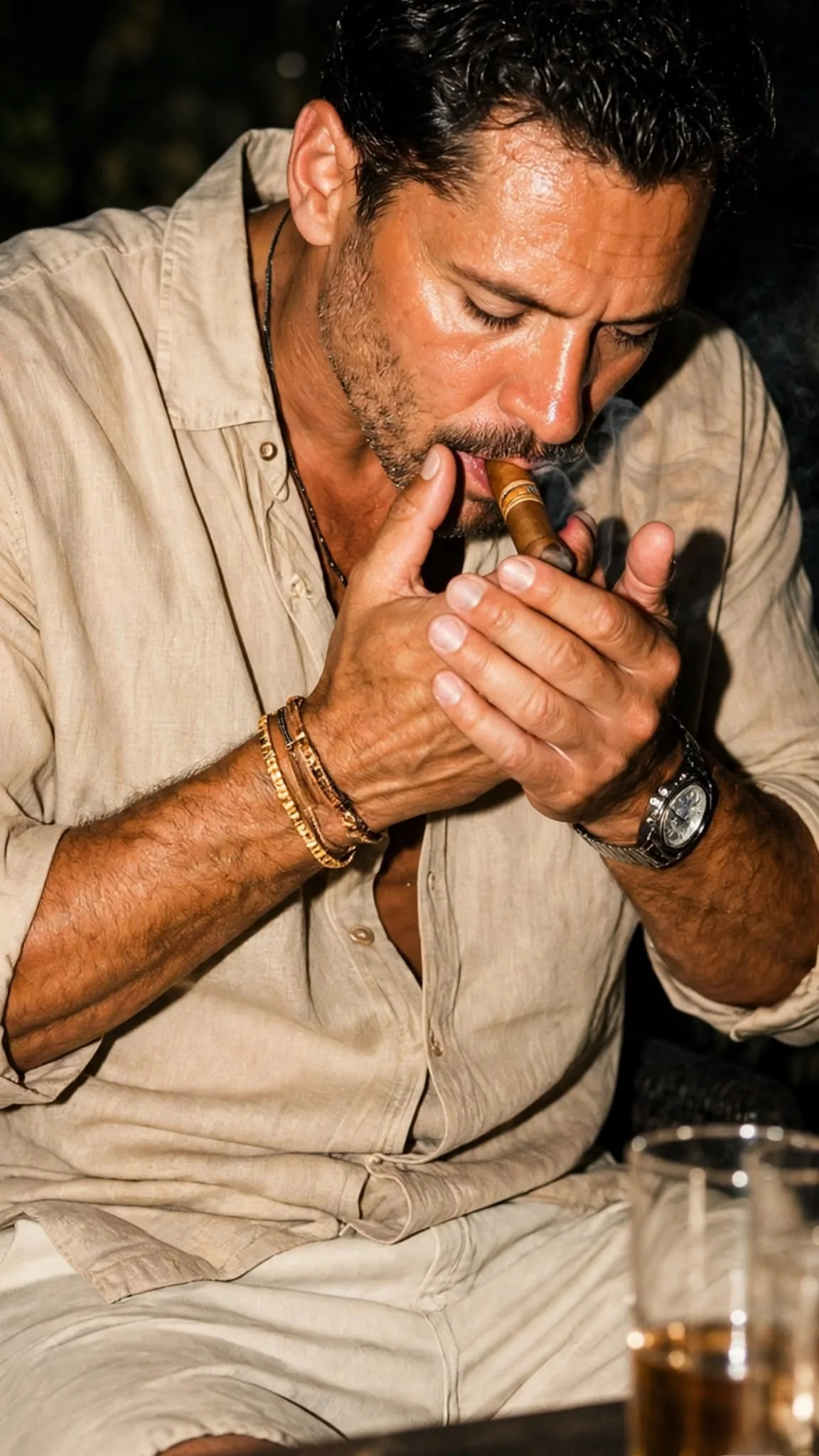 Mezcal tasting at Man Camp, Tulum