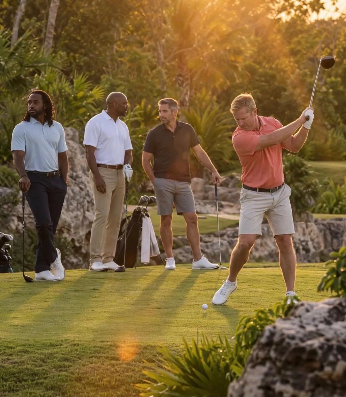 Golf day at Man Camp, Tulum