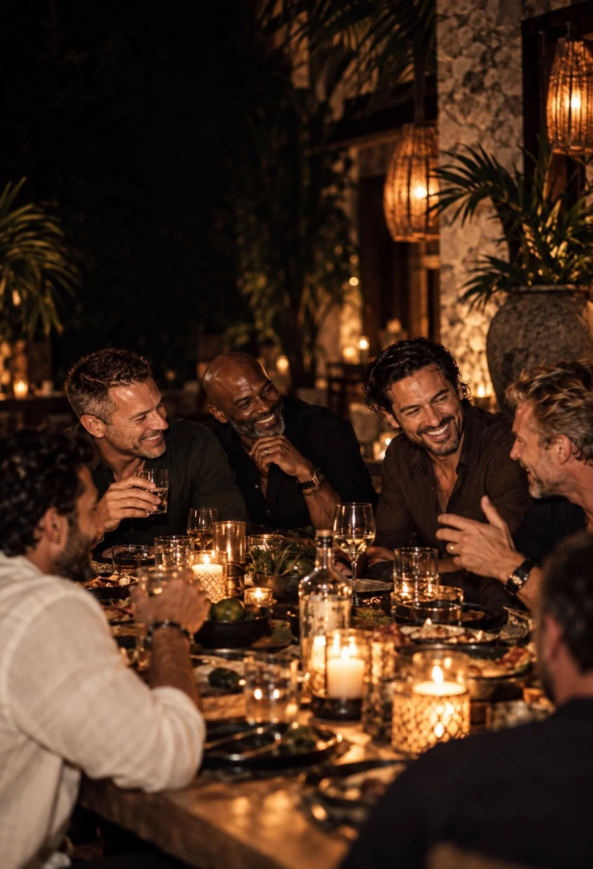 Man Camp gathering in Tulum